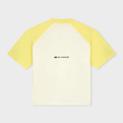 Equalite Equalite T-Shirt Boxy Celeste Raglan FW26 Off White/Soft Yellow