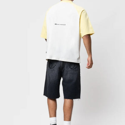 Equalite Equalite T-Shirt Boxy Celeste Raglan FW26 Off White/Soft Yellow