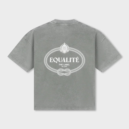 Equalite Equalite T-Shirt Boxy Classic FW26 Washed Grey