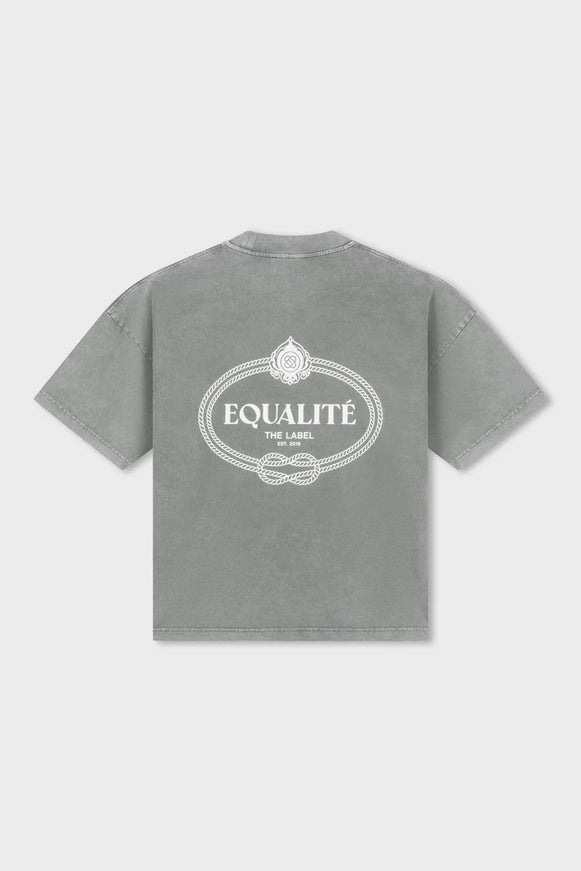 Equalite Equalite T-Shirt Boxy Classic FW26 Washed Grey
