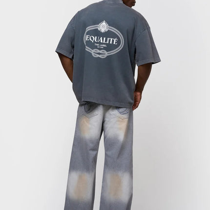 Equalite Equalite T-Shirt Boxy Classic FW26 Washed Grey