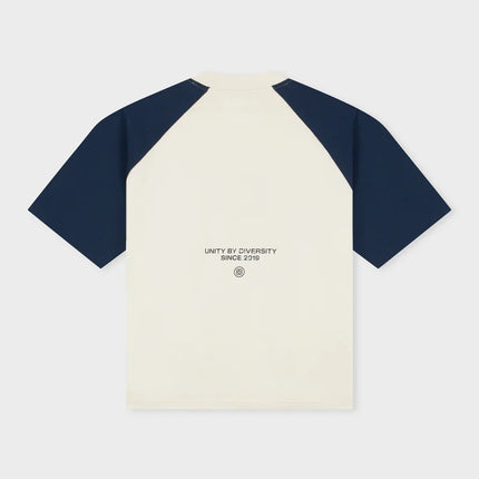 Equalite Equalite T-Shirt Boxy Elan FW26 Navy/Off White