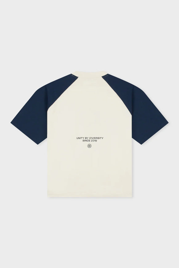 Equalite Equalite T-Shirt Boxy Elan FW26 Navy/Off White