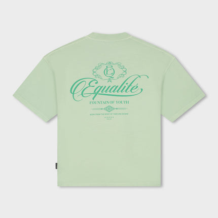 Equalite Equalite T-Shirt Boxy Yuki SS26 Soft Light Green