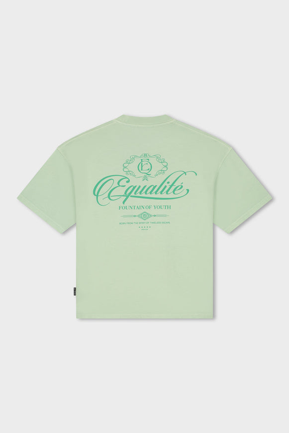 Equalite Equalite T-Shirt Boxy Yuki SS26 Soft Light Green