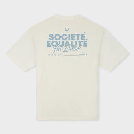 Equalite Equalite T-Shirt Oversized Societe 2.0 SS26 Off-White