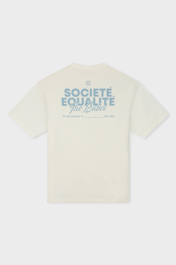 Equalite Equalite T-Shirt Oversized Societe 2.0 SS26 Off-White