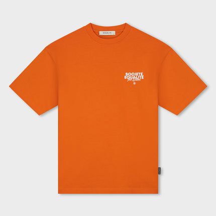 Equalite Equalite T-Shirt Oversized Societe 2.0 SS26 Orange