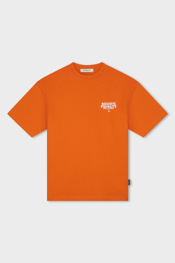 Equalite Equalite T-Shirt Oversized Societe 2.0 SS26 Orange