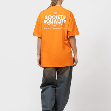 Equalite Equalite T-Shirt Oversized Societe 2.0 SS26 Orange