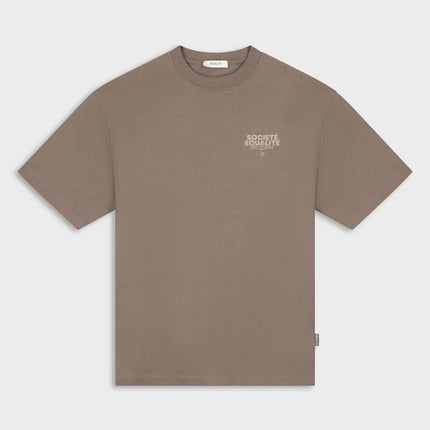 Equalite Equalite T-Shirt Societe 2.0 FW25 Taupe
