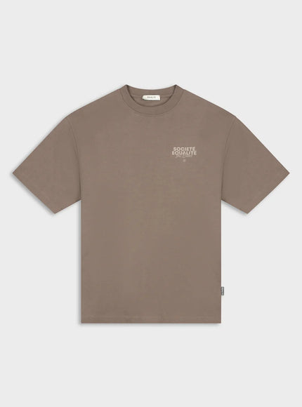 Equalite Equalite T-Shirt Societe 2.0 FW25 Taupe