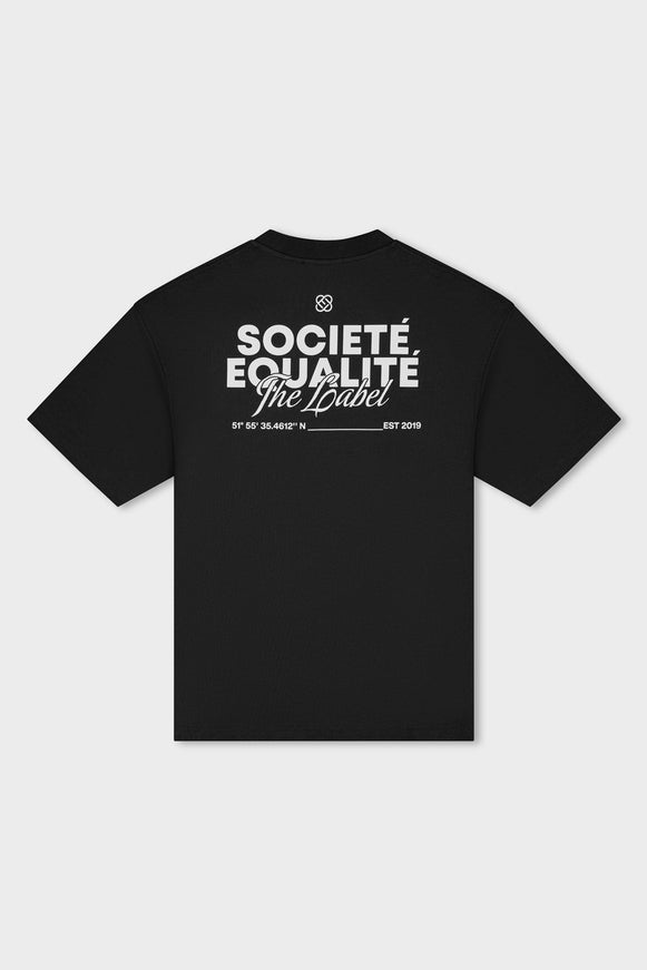 Equalite Equalite T-Shirt Societe 2.0 SS26 Black