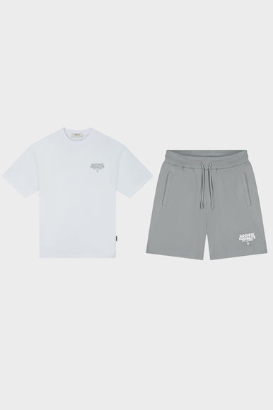 Equalite Equalite T-Shirt Societe 2.0 SS26 Grey/White