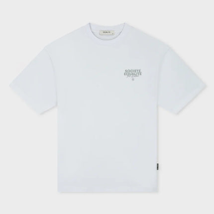 Equalite Equalite T-Shirt Societe 2.0 SS26 Grey/White