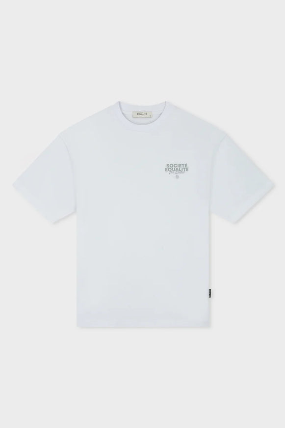 Equalite Equalite T-Shirt Societe 2.0 SS26 Grey/White