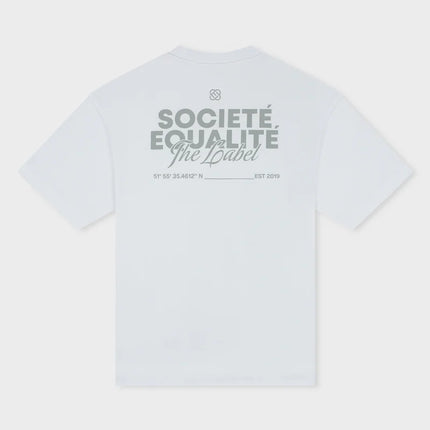 Equalite Equalite T-Shirt Societe 2.0 SS26 Grey/White