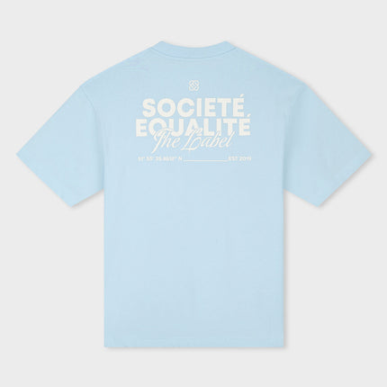 Equalite Equalite T-Shirt Societe 2.0 SS26 Light Blue