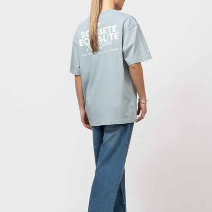 Equalite Equalite T-Shirt Societe 2.0 SS26 Light Blue