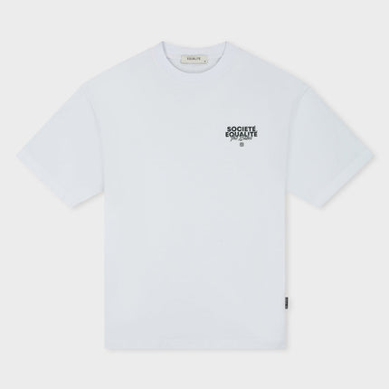 Equalite Equalite T-Shirt Societe 2.0 SS26 White/Black