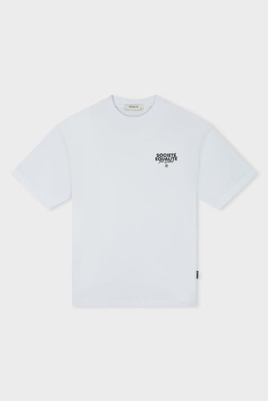 Equalite Equalite T-Shirt Societe 2.0 SS26 White/Black