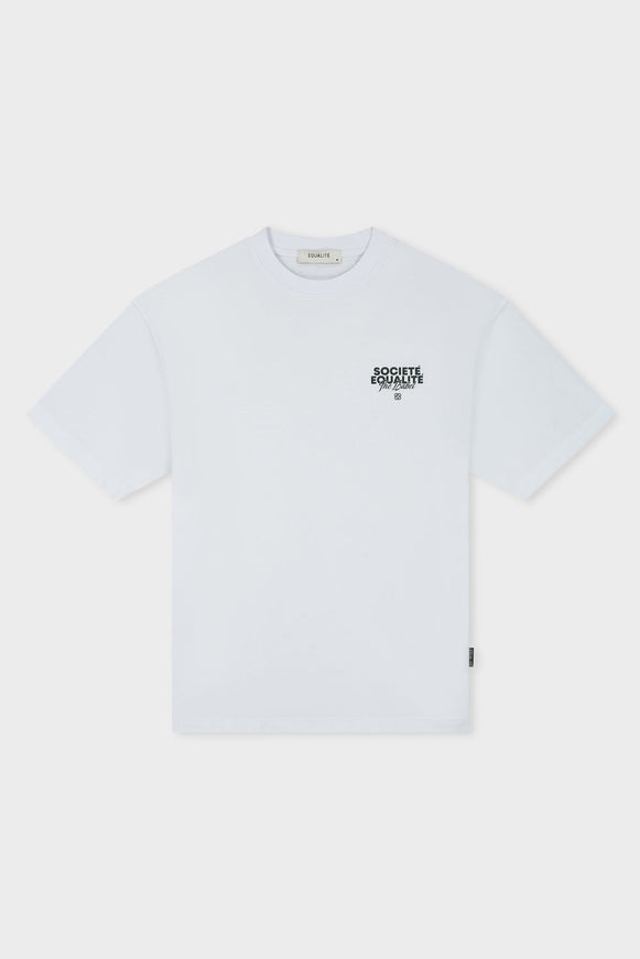 Equalite Equalite T-Shirt Societe 2.0 SS26 White/Black