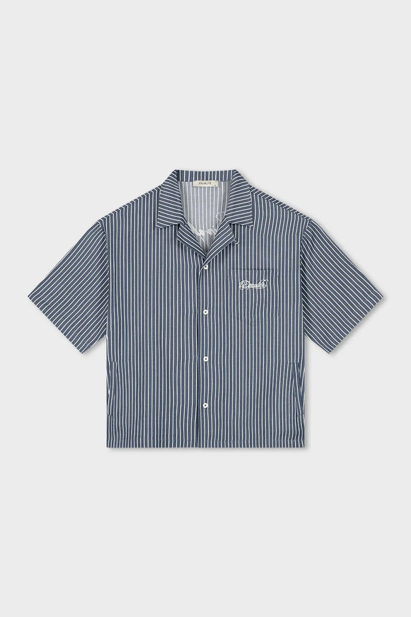 Equalite Equalite T-Shirt Striped Sky SS26 Navy