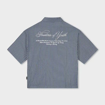 Equalite Equalite T-Shirt Striped Sky SS26 Navy