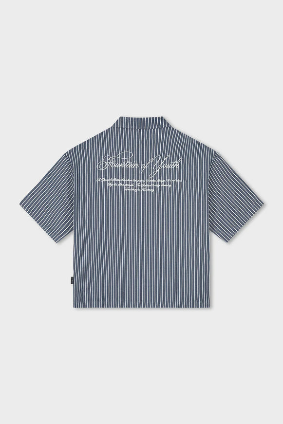 Equalite Equalite T-Shirt Striped Sky SS26 Navy