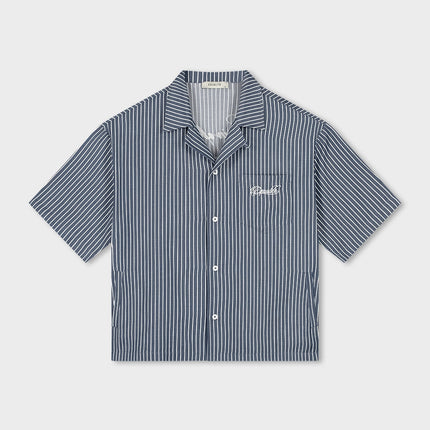 Equalite Equalite T-Shirt Striped Sky SS26 Navy