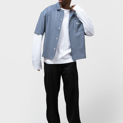 Equalite Equalite T-Shirt Striped Sky SS26 Navy
