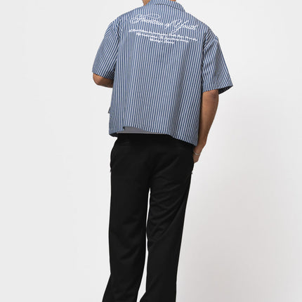 Equalite Equalite T-Shirt Striped Sky SS26 Navy