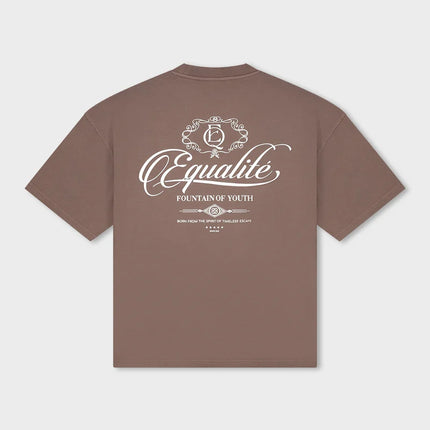 Equalite Equalite T-Shirt Yuki SS26 Tobacco