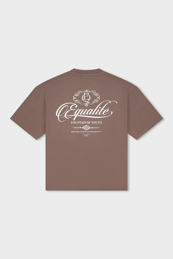 Equalite Equalite T-Shirt Yuki SS26 Tobacco