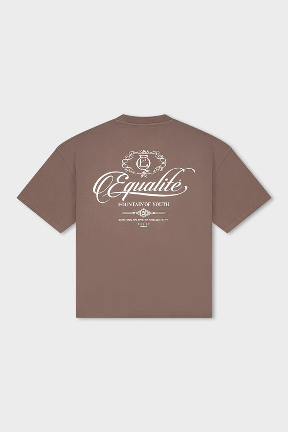 Equalite Equalite T-Shirt Yuki SS26 Tobacco