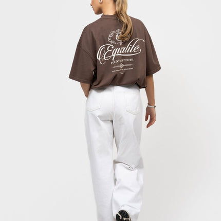 Equalite Equalite T-Shirt Yuki SS26 Tobacco