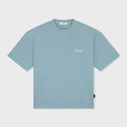 Equalite Equalite T-Shirt Yuki SS26 Washed Light Blue