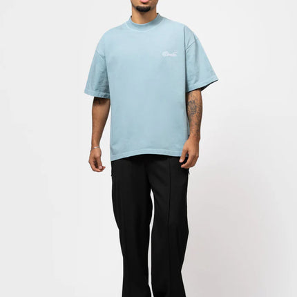 Equalite Equalite T-Shirt Yuki SS26 Washed Light Blue
