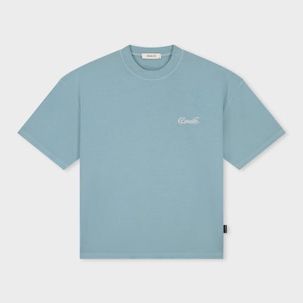 Equalite Equalite T-Shirt Yuki SS26 Washed Light Blue