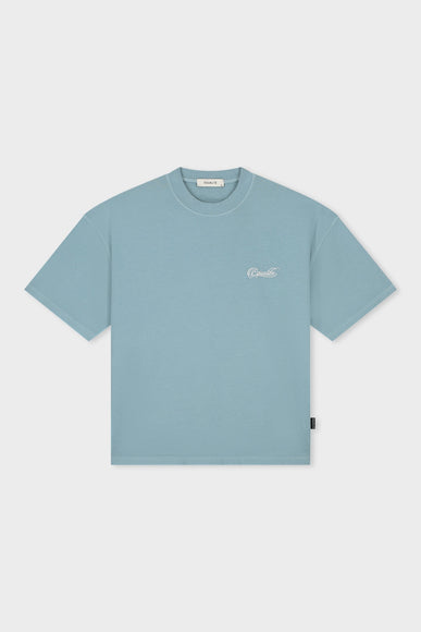 Equalite Equalite T-Shirt Yuki SS26 Washed Light Blue