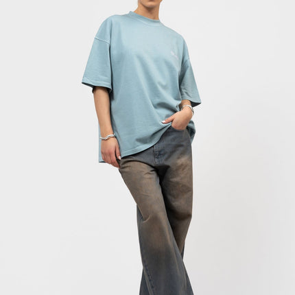 Equalite Equalite T-Shirt Yuki SS26 Washed Light Blue