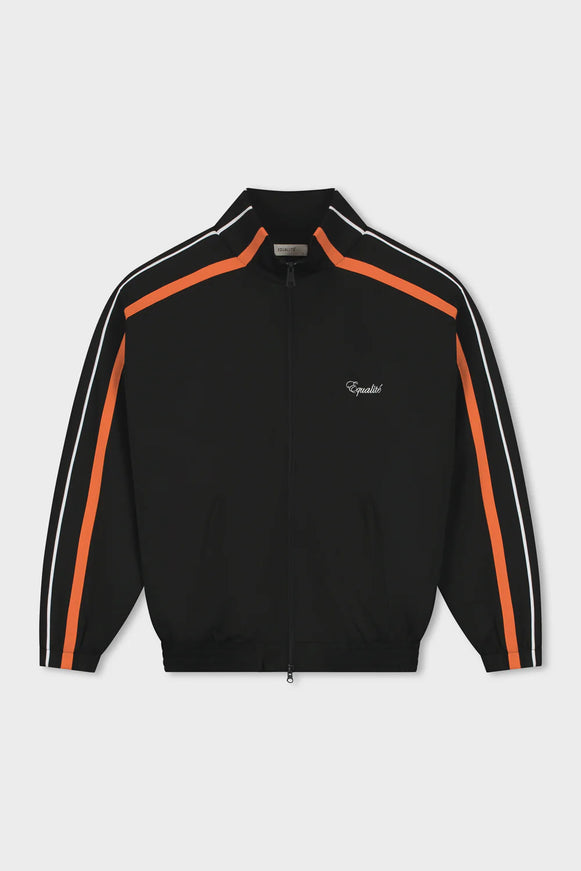 Equalite Equalite Track Jacket SS26 Black Orange