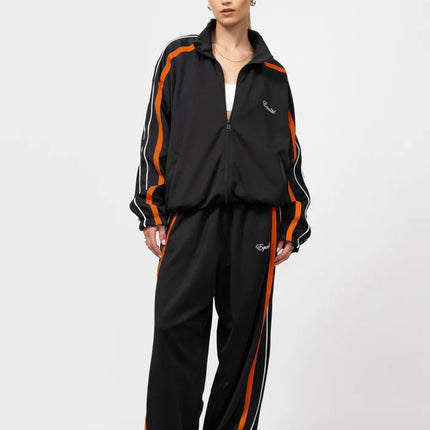 Equalite Equalite Track Jacket SS26 Black Orange