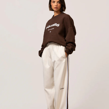 Equalite Equalite Trackpants FW25 Off White / Brown