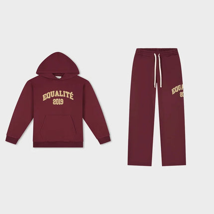 Equalite Equalite Tracksuit Collective FW26 Washed Burgundy