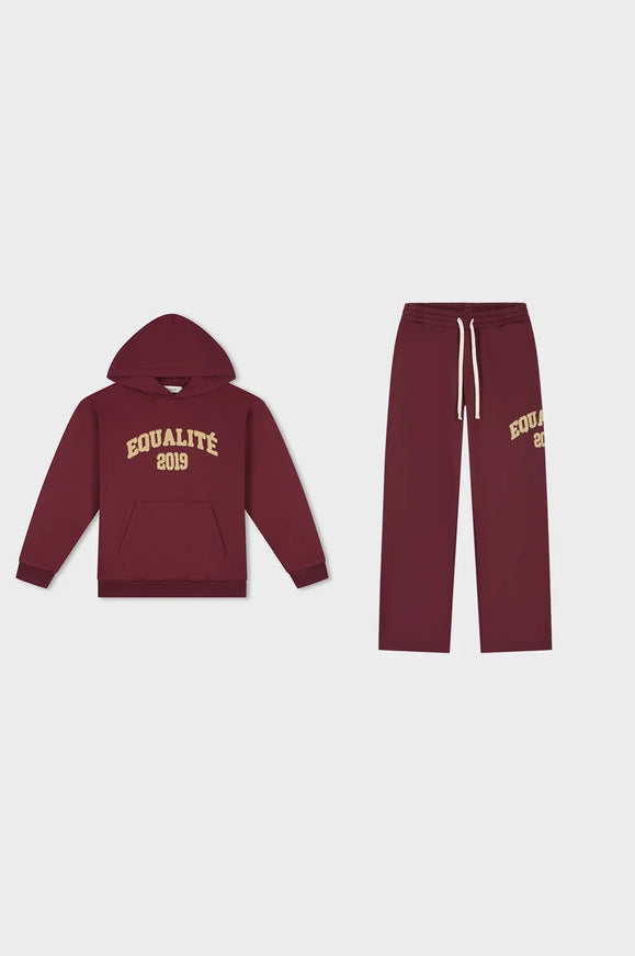 Equalite Equalite Tracksuit Collective FW26 Washed Burgundy