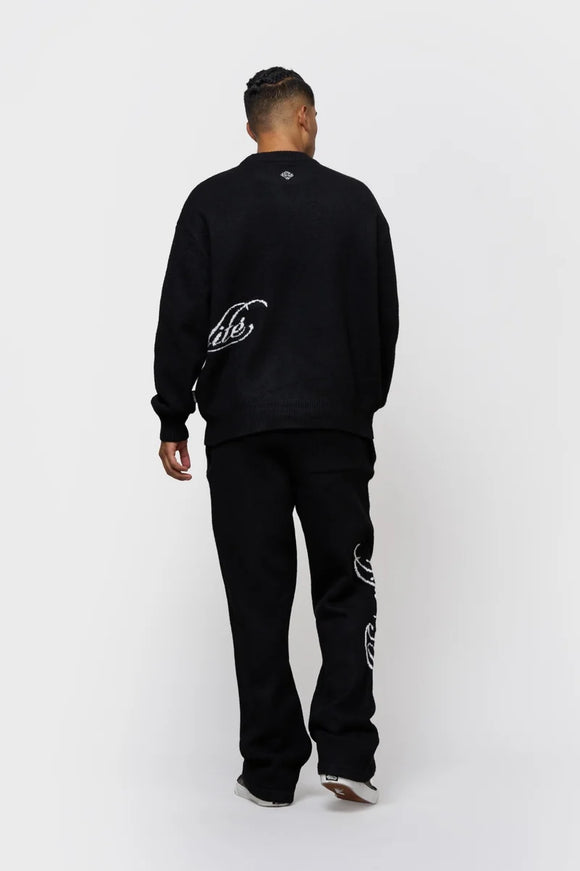 Equalite Equalite Tracksuit Fluffy Knit FW26 Black