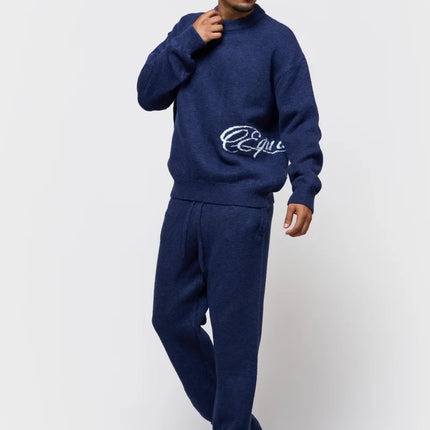 Equalite Equalite Tracksuit Fluffy Knit FW26 Navy