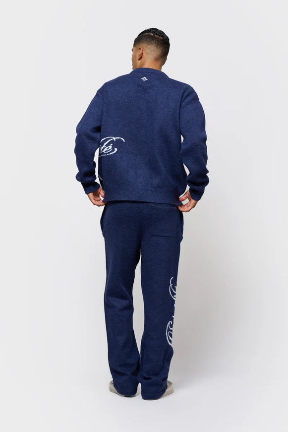 Equalite Equalite Tracksuit Fluffy Knit FW26 Navy