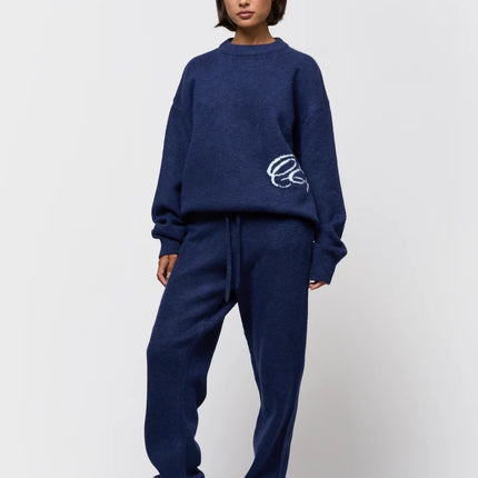 Equalite Equalite Tracksuit Fluffy Knit FW26 Navy